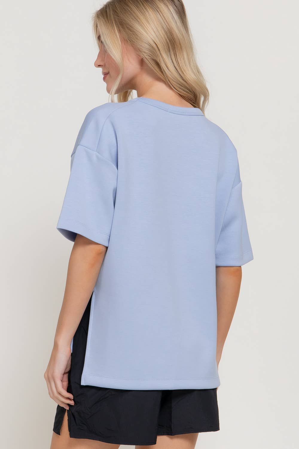 Short Sleeve Scuba Top